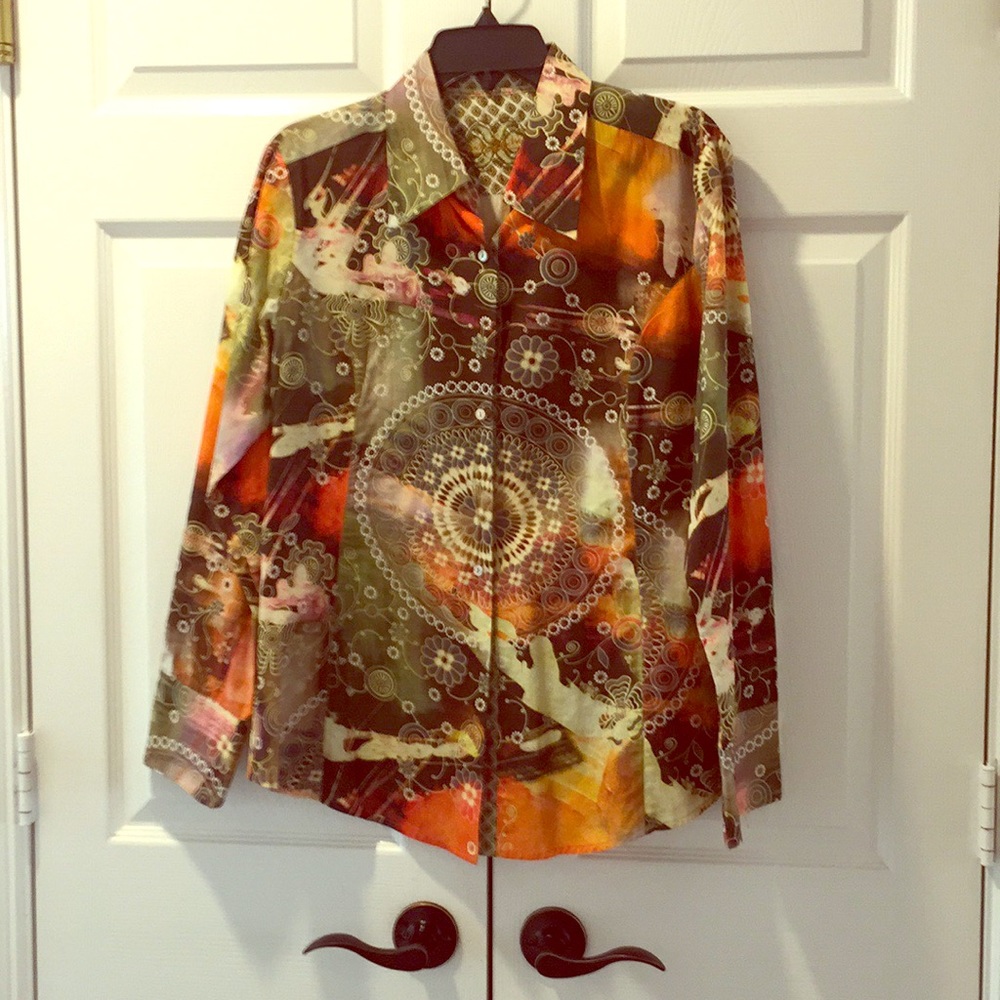 Robert Graham Button Down Top